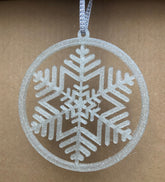 Christmas Tree Decoration - Spinning Snowflake